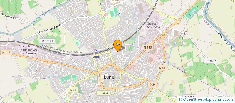 localisation de l'entreprise LUNEL A VELO à LUNEL