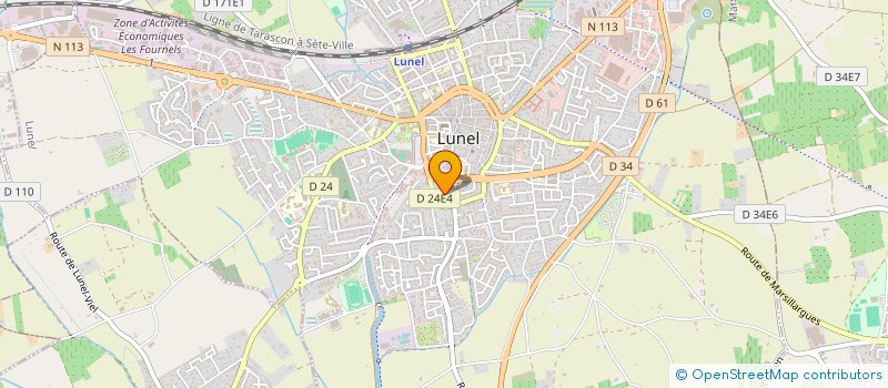 localisation de l'entreprise LUNEL AU COEUR à LUNEL