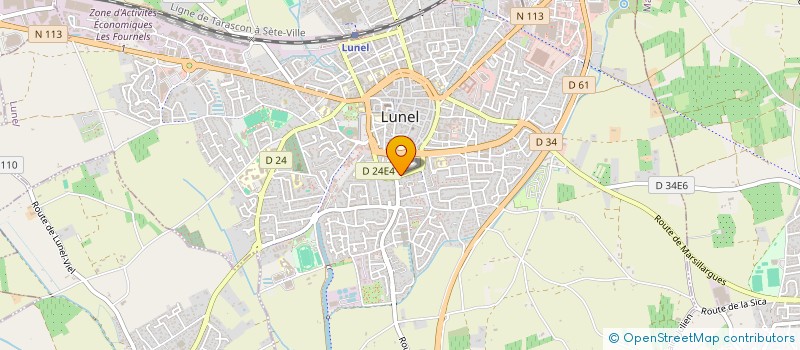 localisation de l'entreprise LUNEL C'EST VOUS  LUNEL