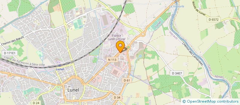 localisation de l'entreprise LUNEL LOCATION  LUNEL