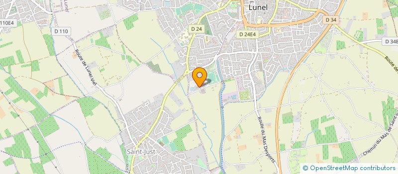 localisation de l'entreprise LUNEL OPHTALMOLOGIE  LUNEL