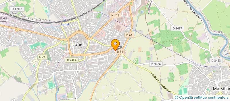 localisation de l'entreprise LUNEL TAROT CLUB à LUNEL