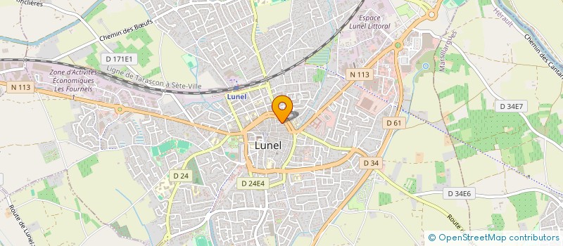 localisation de l'entreprise LUNEL TRAVAUX à LUNEL
