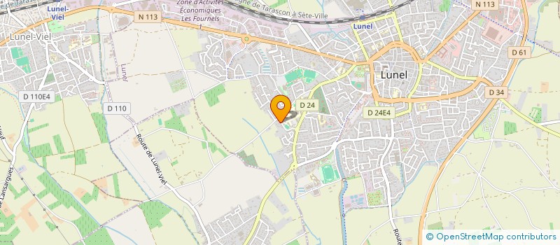 localisation de l'entreprise LUNEL VELO PASSION  LUNEL