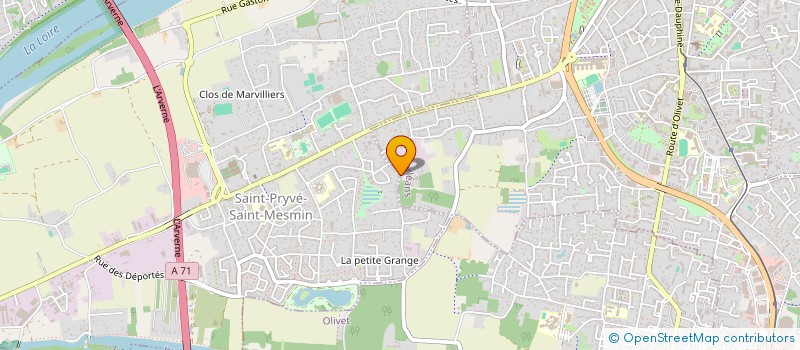 localisation de l'entreprise LUNELIN à ORLEANS