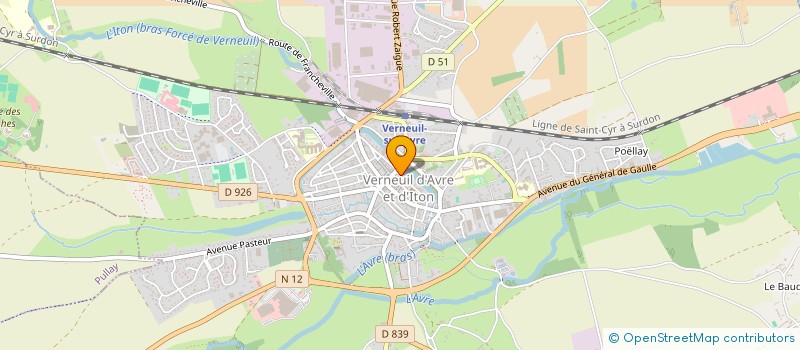 localisation de l'entreprise LUNEO VERNEUIL  VERNEUIL D'AVRE ET D'ITON