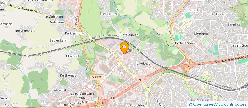 localisation de l'entreprise LUNERE  VANNES