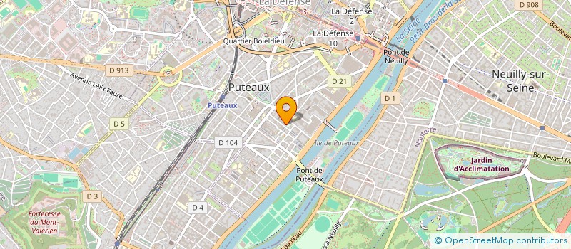 localisation de l'entreprise LUNERIS  PUTEAUX