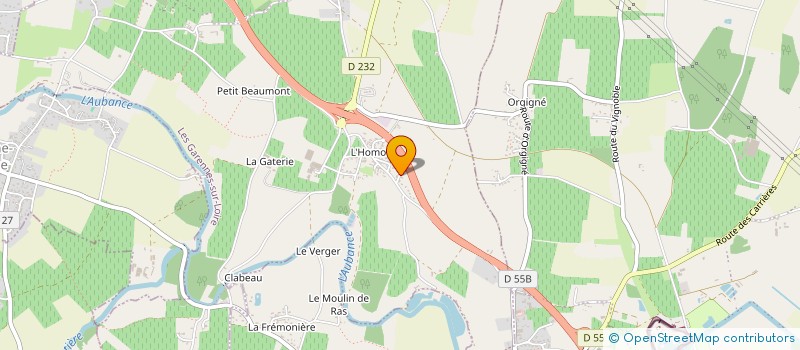 localisation de l'entreprise LUNES  LES GARENNES SUR LOIRE