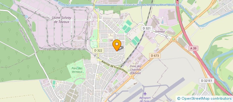 localisation de l'entreprise LUNESSA  TAVAUX