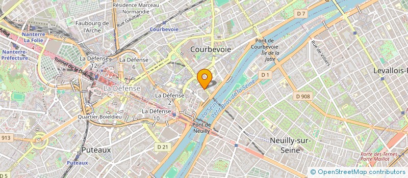 localisation de l'entreprise LUNETECH DATA SOLUTIONS à COURBEVOIE