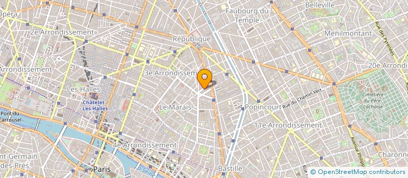 localisation de l'entreprise LUNETIERS DELAMBRE à PARIS