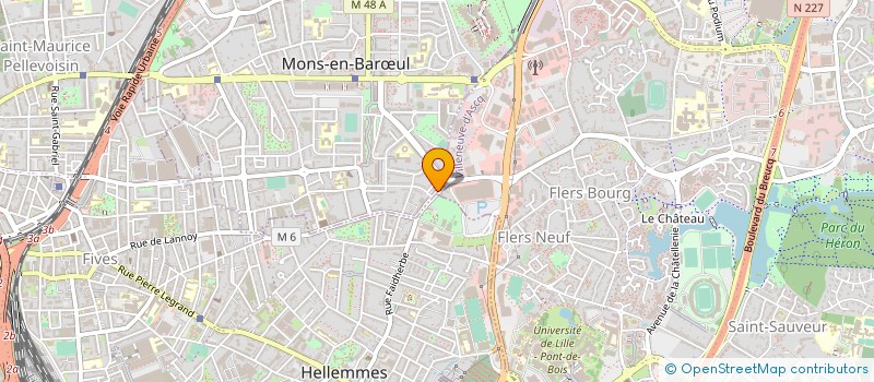 localisation de l'entreprise LUNETTERIE A DOMICILE à MONS-EN-BARŒUL