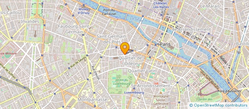 localisation de l'entreprise LUNETTERIE DUCASSE  PARIS