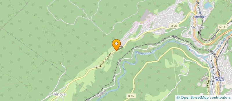 localisation de l'entreprise LUNETTERIE REVERCHON à MORBIER