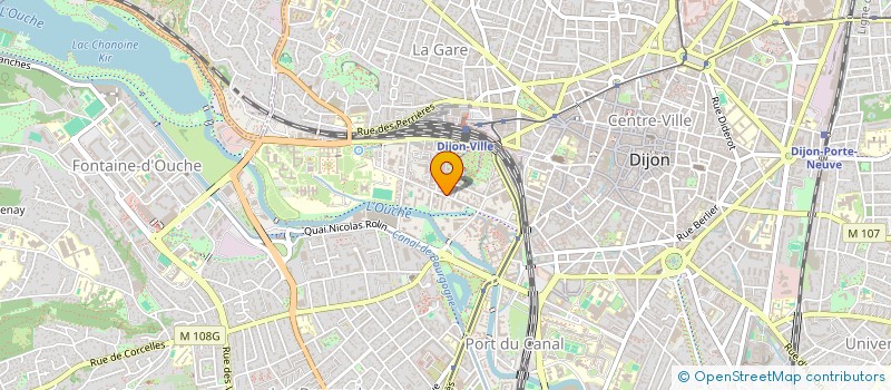 localisation de l'entreprise LUNEVA à DIJON