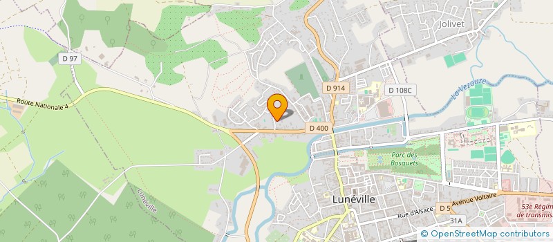 localisation de l'entreprise LUNEVILLE COMPTABILITE à LUNEVILLE