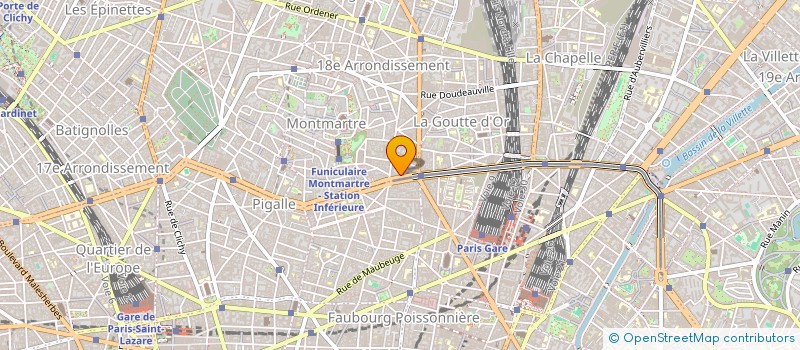 localisation de l'entreprise LUNGTA SARL  PARIS 18