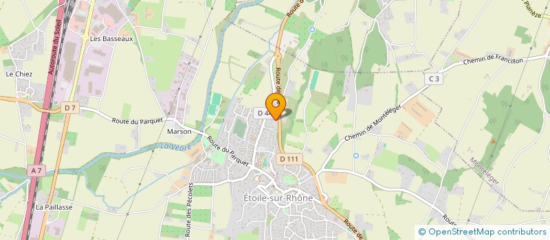 localisation de l'entreprise LUNI  ETOILE-SUR-RHONE