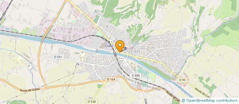 localisation de l'entreprise LUNI CREATION à AOUSTE-SUR-SYE