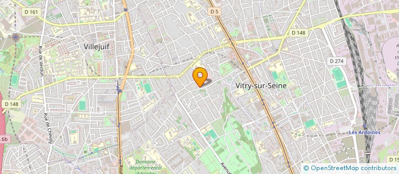 localisation de l'entreprise LUNI'VERT JARDIN à VITRY-SUR-SEINE