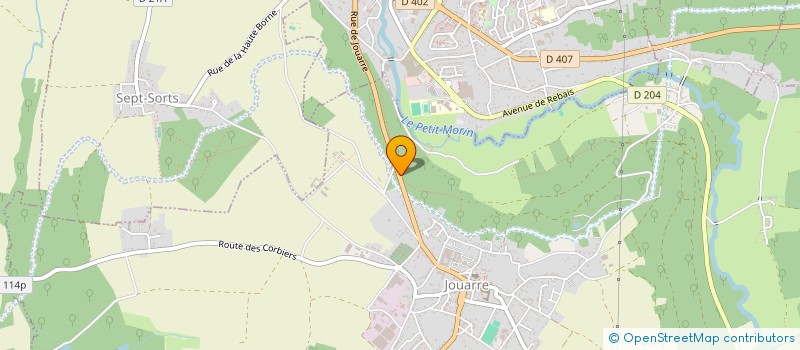 localisation de l'entreprise LUNIA  JOUARRE