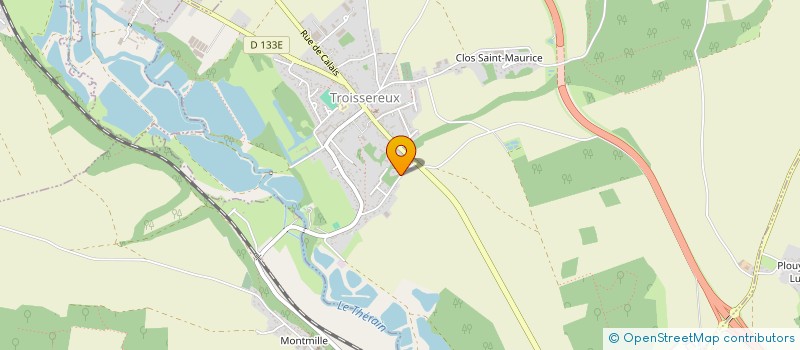 localisation de l'entreprise LUNIBAT  TROISSEREUX