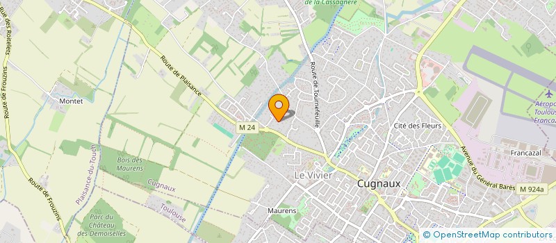 localisation de l'entreprise LUNIBE  CUGNAUX