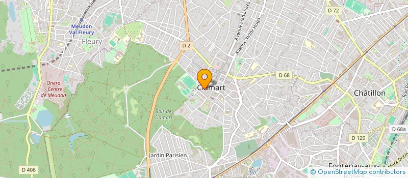 localisation de l'entreprise LUNIC à CLAMART
