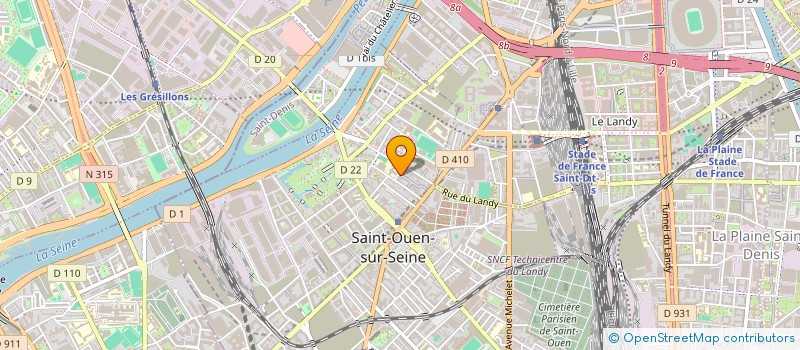 localisation de l'entreprise LUNIC à SAINT-OUEN-SUR-SEINE