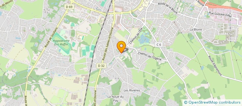 localisation de l'entreprise LUNICK à CHALLANS