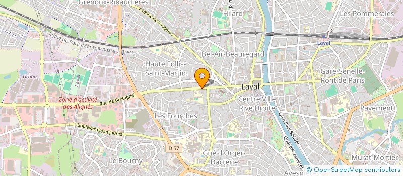 localisation de l'entreprise LUNICK INVEST à LAVAL