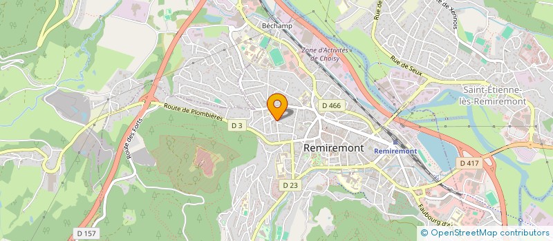 localisation de l'entreprise LUNIFEEL  REMIREMONT