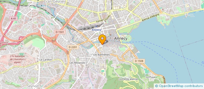 localisation de l'entreprise LUNIK à ANNECY