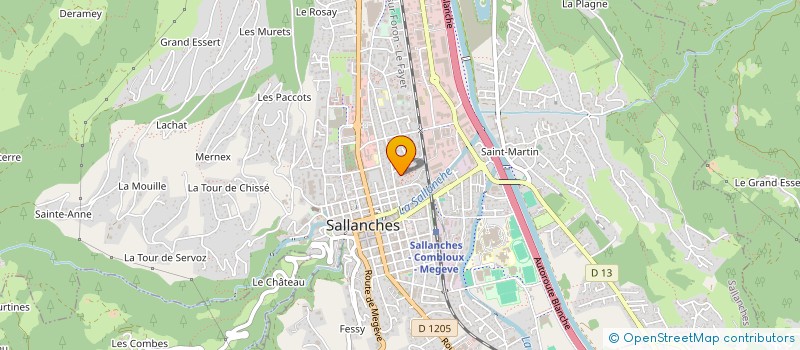 localisation de l'entreprise LUNIKA à SALLANCHES