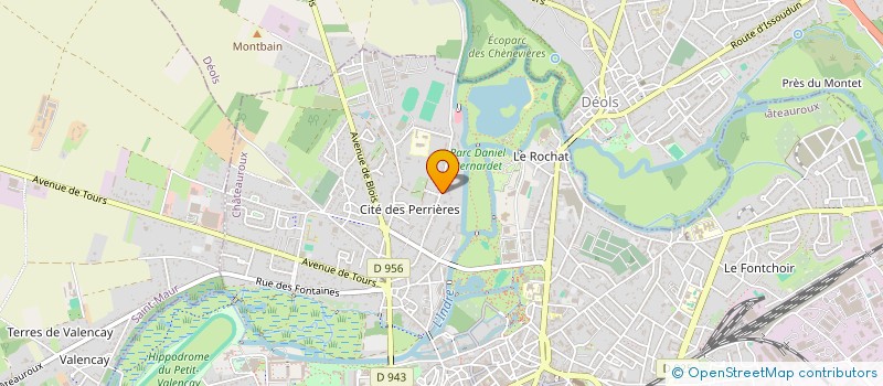 localisation de l'entreprise LUNILAJE à CHATEAUROUX