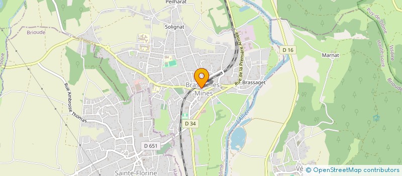 localisation de l'entreprise LUNILYS  BRASSAC-LES-MINES