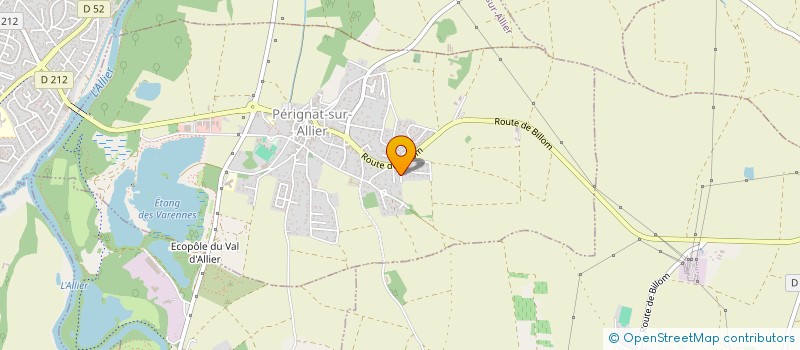 localisation de l'entreprise LUNIMAX  PERIGNAT-SUR-ALLIER