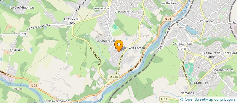 localisation de l'entreprise LUNIMO à ISLE
