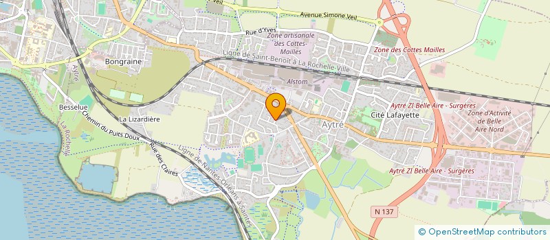 localisation de l'entreprise LUNINWEST  AYTRE