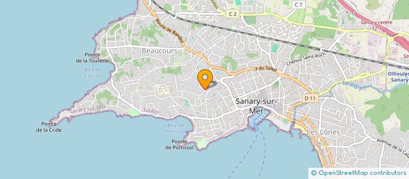 localisation de l'entreprise LUNISOLAIRE  SANARY-SUR-MER