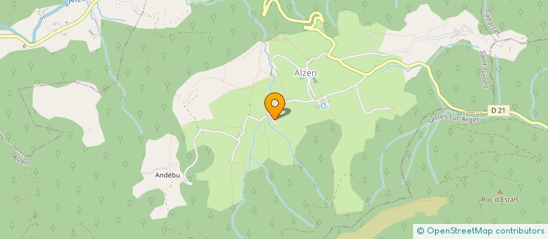 localisation de l'entreprise LUNISSON à ALZEN