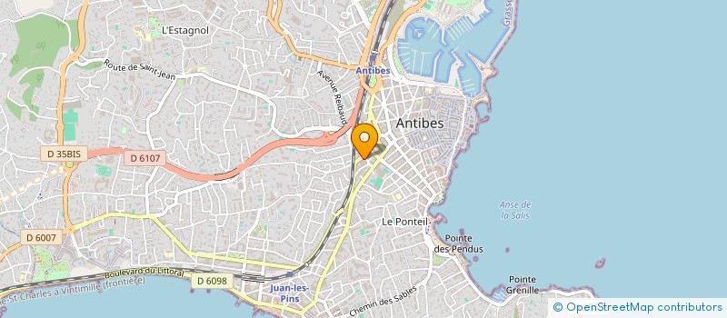 localisation de l'entreprise LUNIV KPI  ANTIBES