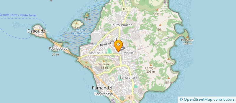 localisation de l'entreprise LUNIZO à DZAOUDZI