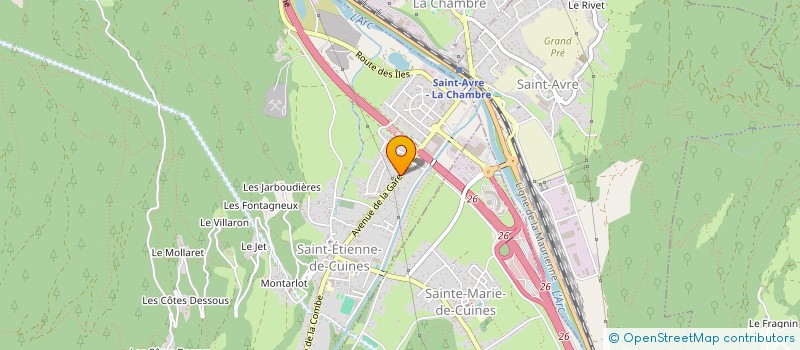 localisation de l'entreprise LUNO  LA CHAMBRE