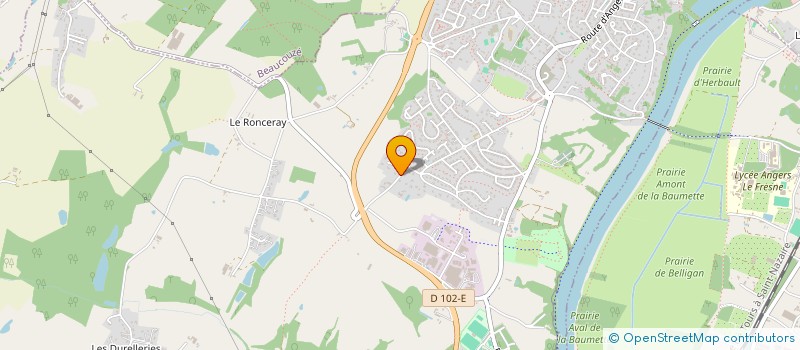 localisation de l'entreprise LUNOE  BOUCHEMAINE