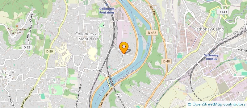 localisation de l'entreprise LUNOLI  COLLONGES-AU-MONT-D'OR