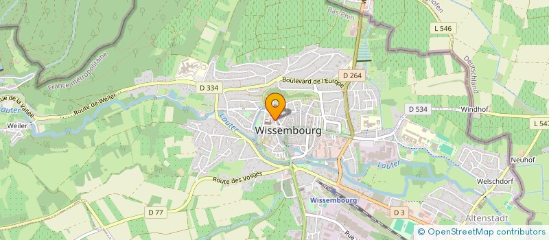 localisation de l'entreprise LUNOLIA  WISSEMBOURG