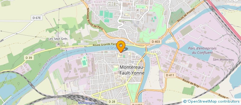 localisation de l'entreprise LUNOLYS  MONTEREAU-FAULT-YONNE