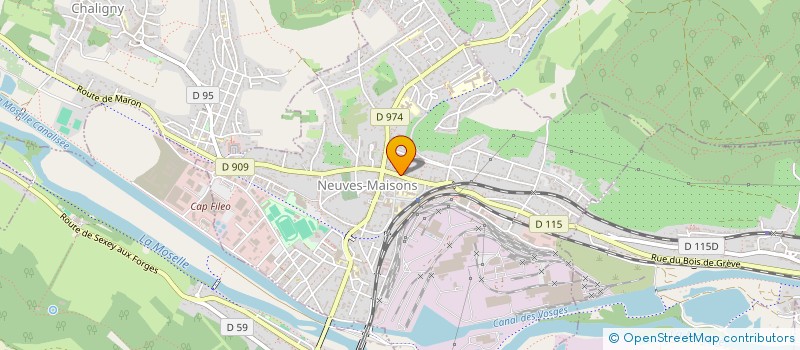 localisation de l'entreprise LUNOPTIC  NEUVES-MAISONS